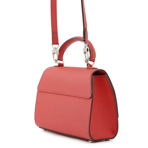 MOYNAT Moynat Regine 2-way Bag Leather Red - Picture 2 of 16